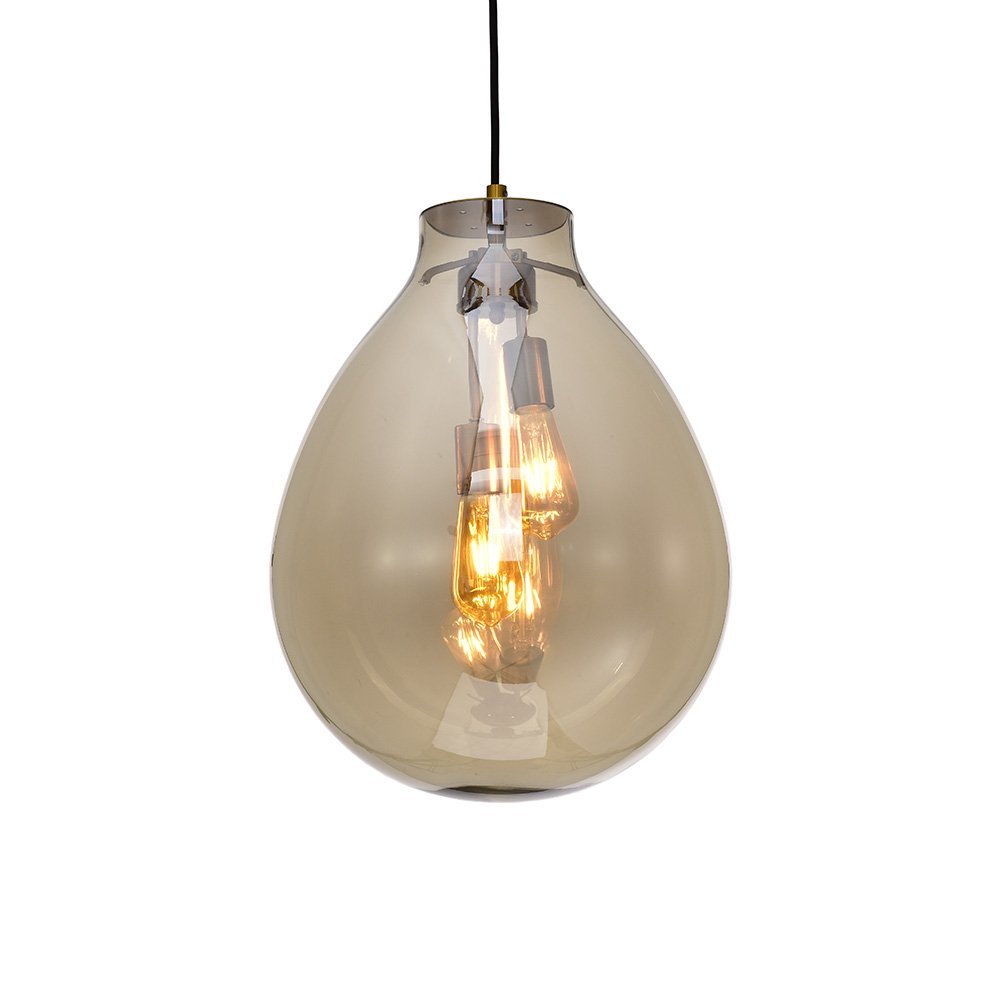 Lustre Pendente Skylight Tommy 3039 M E27 Bivolt Bronze/conhaque Sky-3039m - 2