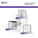 Ver imagem 5 de Guarda Roupa 04 Portas e 03 Gavetas Nápole com Armário Multiuso 2 Portas 3 Prateleiras B387 Branco