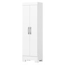 Ver imagem 6 de Guarda Roupa 04 Portas e 03 Gavetas Nápole com Armário Multiuso 2 Portas 3 Prateleiras B387 Branco