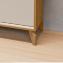 Ver imagem 6 de Rack com Painel para Tv 55 Polegadas com Led Pés em Madeira Maciça Dubai