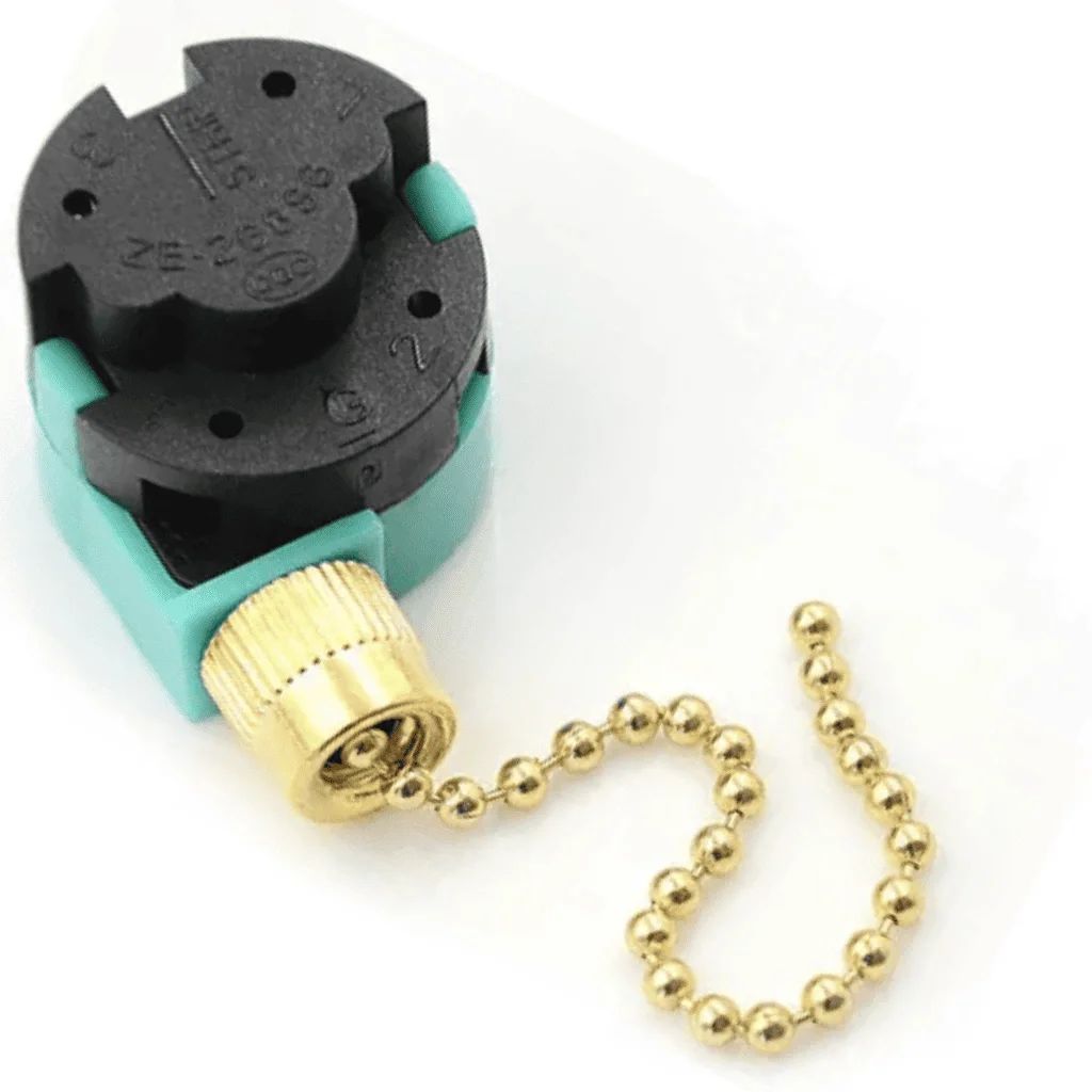 Ver imagem 2 de Interruptor Ventilador de Teto Cordinha Importado Ze-268s6