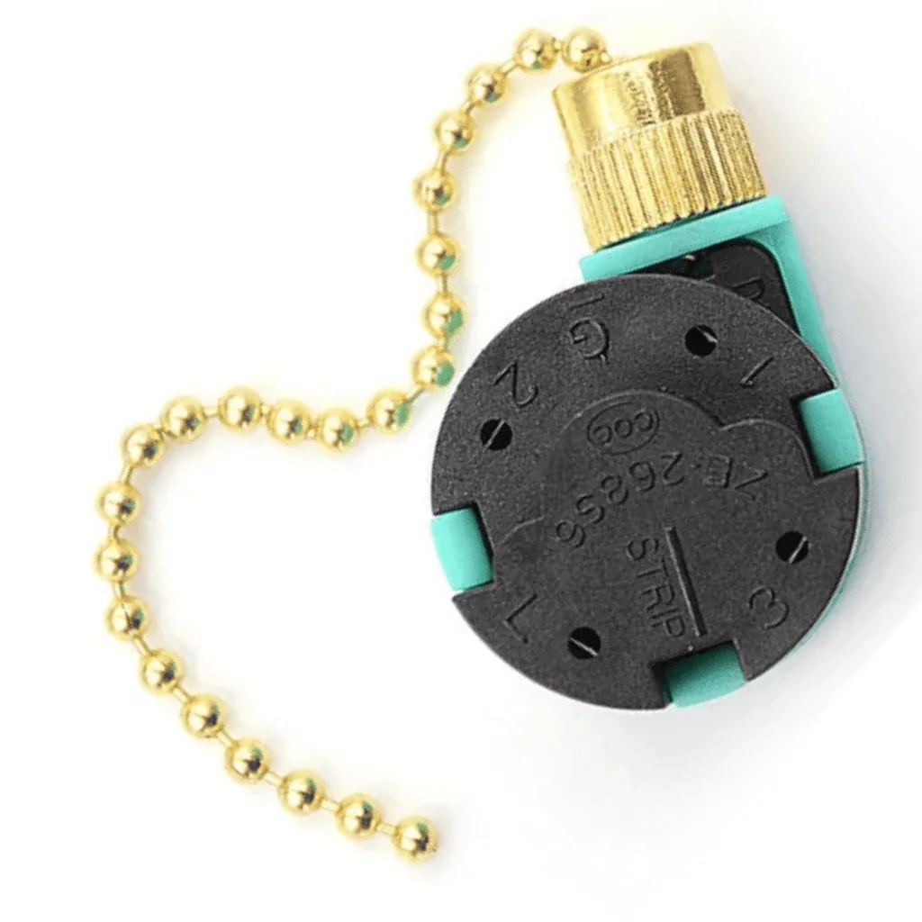 Ver imagem 4 de Interruptor Ventilador de Teto Cordinha Importado Ze-268s6