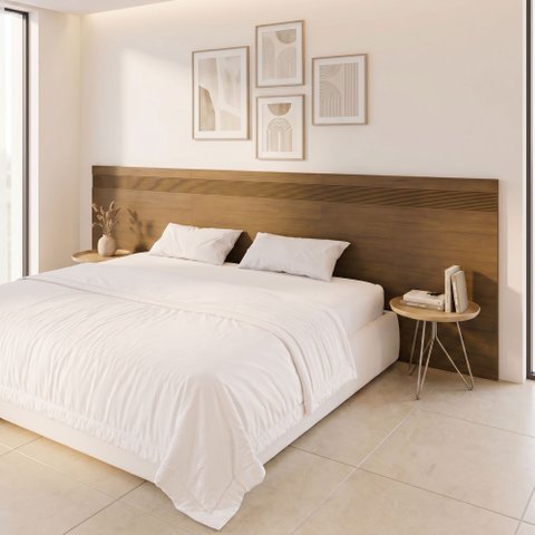 Painel Cabeceira Frisado Queen/King 109x270cm Polidoro