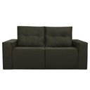 Ver imagem 4 de Sofá Retrátil Polo 1,80m Confortavel para Sala Suede Herrero:marrom