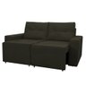 Sofá Retrátil Polo 1,80m Confortavel para Sala Suede Herrero:marrom - 10