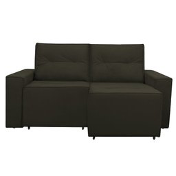Sofá Retrátil Polo 1,80m Confortavel para Sala Suede Herrero:marrom - 7