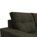 Ver imagem 6 de Sofá Retrátil Polo 1,80m Confortavel para Sala Suede Herrero:marrom