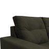 Sofá Retrátil Polo 1,80m Confortavel para Sala Suede Herrero:marrom - 6