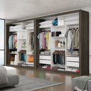 Ver imagem 2 de Closet Casal Premium Clarice com 4 Gavetas Carioca Moveis