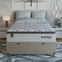 Ver imagem 4 de Cama Box Baú Casal Colchão Comfort Class Pillow Top 138x188 Branco/suede Bege