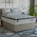 Ver imagem 3 de Cama Box Baú Casal Colchão Comfort Class Pillow Top 138x188 Branco/suede Bege