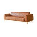 Ver imagem 3 de Sofá Living Átila 2,50m 5 Lugares Courissimo Caramelo