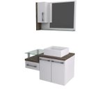 Ver imagem 2 de Gabinete para Banheiro 2 Portas 1 Gaveta com Cuba e Espelheira Legno 830W