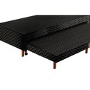 Ver imagem 5 de Cama Box Base C/auxiliar Universal Solteiro Tecido Bordado Black (88x188x30) - Paropas