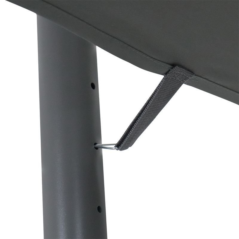 Ombrellone de Piscina, Deck, Varanda Sombreiro Suspenso 3m Gira 360 Modelo Luxo C/ Manivela e Cobert - 5