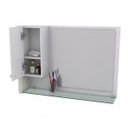 Ver imagem 6 de Gabinete para Banheiro 2 Portas 1 Gaveta com Cuba e Espelheira Legno 830W Espresso Móveis Branco/Car