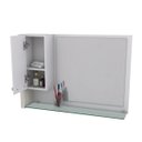 Ver imagem 6 de Gabinete para Banheiro 2 Portas 1 Gaveta com Cuba e Espelheira Legno 830W Espresso Móveis Branco/Che