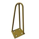 Ver imagem 6 de Kit 12 Pés de Metal 15 CM Hairpin Legs Mesas de Centro Puffs Dourado