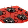 Cooktop a Gás 4 Bocas Fornello Vermelho Bivolt - 4