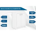 Ver imagem 2 de Balcão de Escritório ME4103 c/ 2 Portas Branco - Tecno Mobili