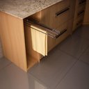 Ver imagem 3 de Kit 2 Suportes Porta Toalhas Panos de Prato Triplo 41cm Cromado Corrediça Masutti Copat Armário