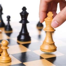 32 Peças para Jogo de Xadrez em Madeira Rei 8,50cm Sports Mania - Preto - 4