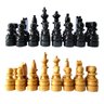 32 Peças para Jogo de Xadrez em Madeira Rei 8,50cm Sports Mania - Preto - 5