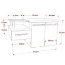 Ver imagem 4 de Gabinete para Banheiro Legno 830W