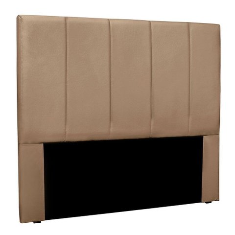Cabeceira Queen 1,60m Toledo Suede Bege - Pallazio