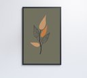 Ver mais imagens de Quadro Abstrato Flores 3 - 80x120 Cm - Vidro Impresso