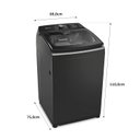 Ver imagem 3 de Máquina de Lavar Brastemp 16kg Titânio com Tecnologia Double Wash e Ciclo Tira Manchas Advanced- 110