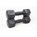 Ver imagem 5 de Halter Dumbell Sextavado Pintado 10kg Musculação Megagym
