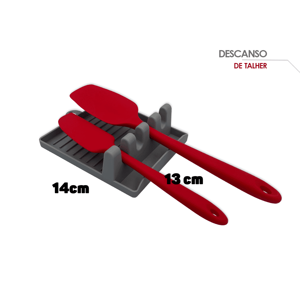 Descanso Suporte Talheres Facas Colheres Bancada Pia Cozinha - 4