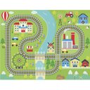 Ver imagem 3 de Tapete Infantil Emborrachado Antiderrapante 100x140cm Safari