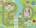 Ver imagem 3 de Tapete Infantil Emborrachado Antiderrapante 100x140cm Safari
