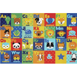 Tapete Infantil Emborrachado Antiderrapante 100x140cm Safari