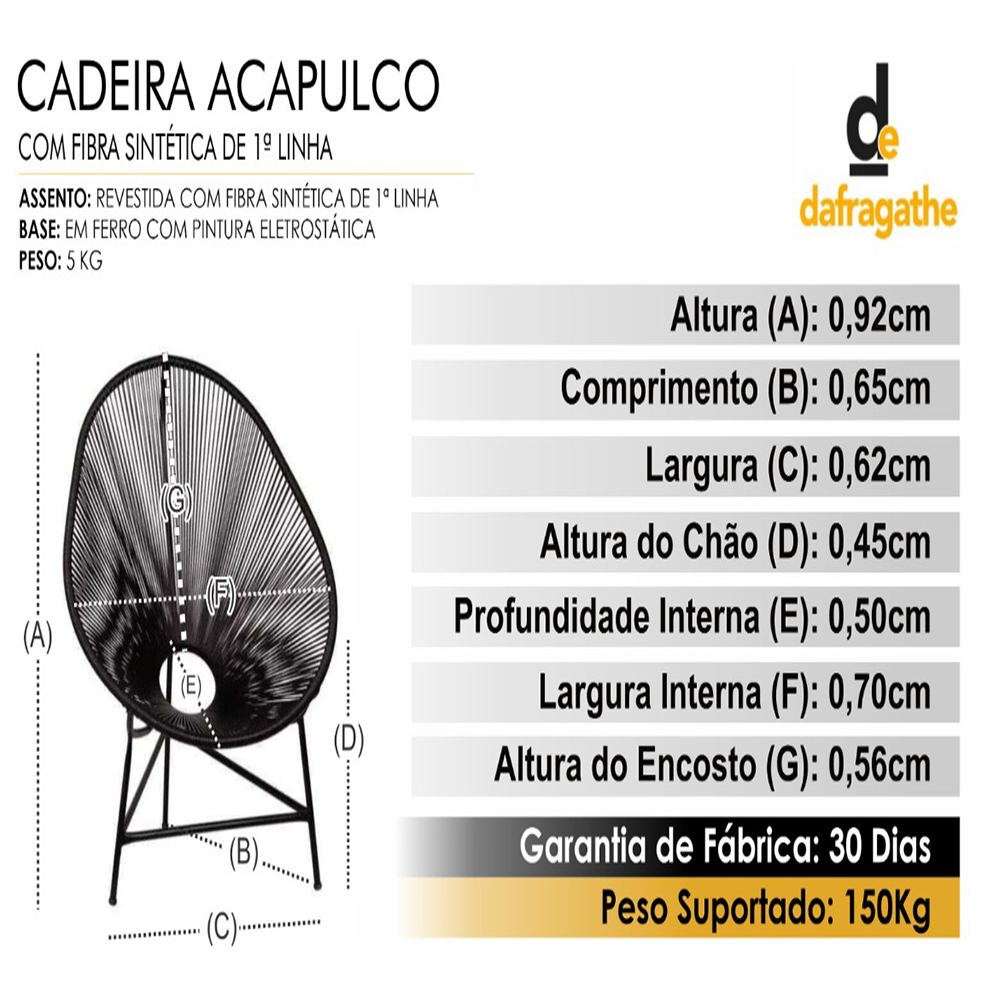 Cadeira Acapulco - Terracota - 2