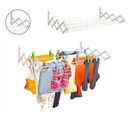 Ver imagem 2 de Varal Sanfonado 1200mm Estrutura em Aço Vs1200 Branco