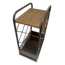 Ver imagem 3 de Adega Suporte Porta Garrafas Vinho Mini Bar 44cm Espressione Adega Vinho, Movel para Vinho, Suporte