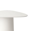 Ver imagem 2 de Mesa de Jantar Cone Orgânica Tríon Redonda 110x113 Cm Laca Branca