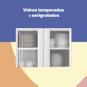 Ver imagem 6 de Cozinha de Aço Compacta 3 Peças Rose Multimóveis CR6101 Branco
