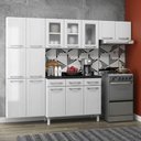 Ver imagem 1 de Cozinha de Aço Compacta 3 Peças Rose Multimóveis CR6101 Branco