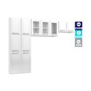 Ver imagem 3 de Cozinha de Aço Compacta 3 Peças Rose Multimóveis CR6101 Branco