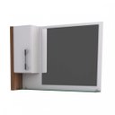 Ver imagem 5 de Espelheira para Banheiro 1 Porta Legno Branco/Nogal