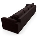 Ver imagem 4 de Sofá Retrátil 4 Lugares para Sala 379cm Dijon Couro Bordô S07 - Mpozenato