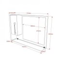 Ver imagem 4 de Espelheira para Banheiro 1 Porta Legno Branco/Carvalho