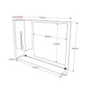 Ver imagem 3 de Espelheira para Banheiro 1 Porta Legno Branco/Chess