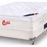 Cama Box + Colchão Casal Castor Gold Star Vitagel Euro One Face 128 X 188 X 72 - 2