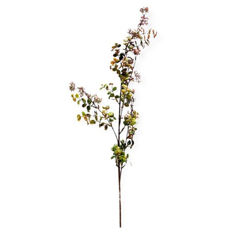 Galho Decorativo Berry Verde e Vermelho 87cm