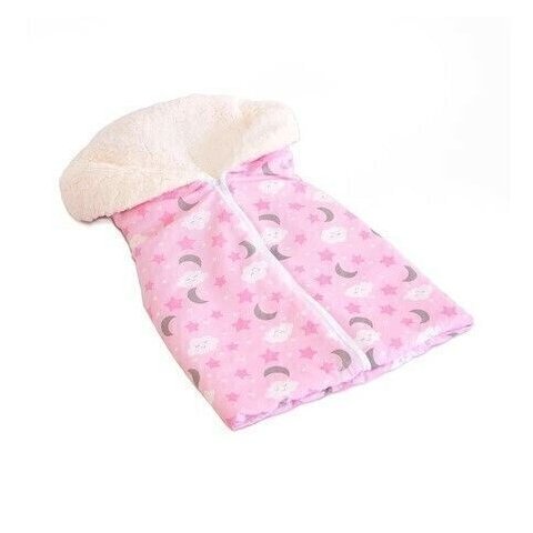 Saco de Bebê com Sherpa G - Soninho Rosa